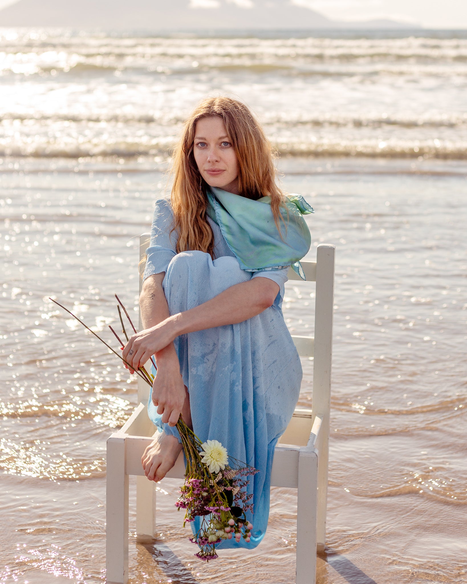 Water Silk Scarf - Main Image